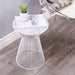 Butler Greeley White Metal End Table