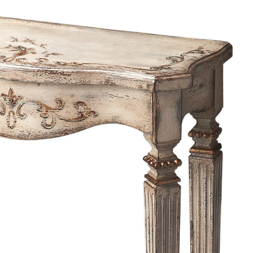 Butler Cheshire Guilded Cream Painted Console Table