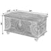 Butler Mesa Carved Wood Trunk Coffee Table