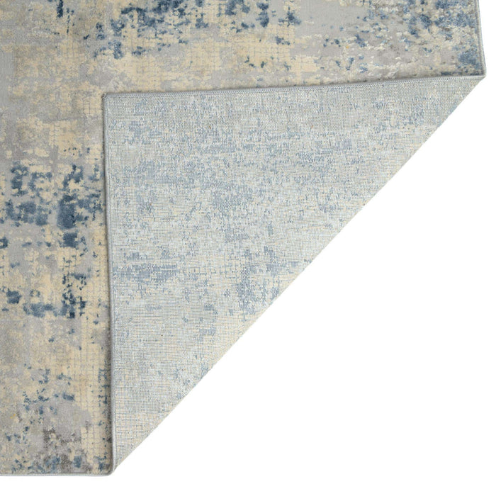 Muted Blue Gray beige Rug Caspian 8x10