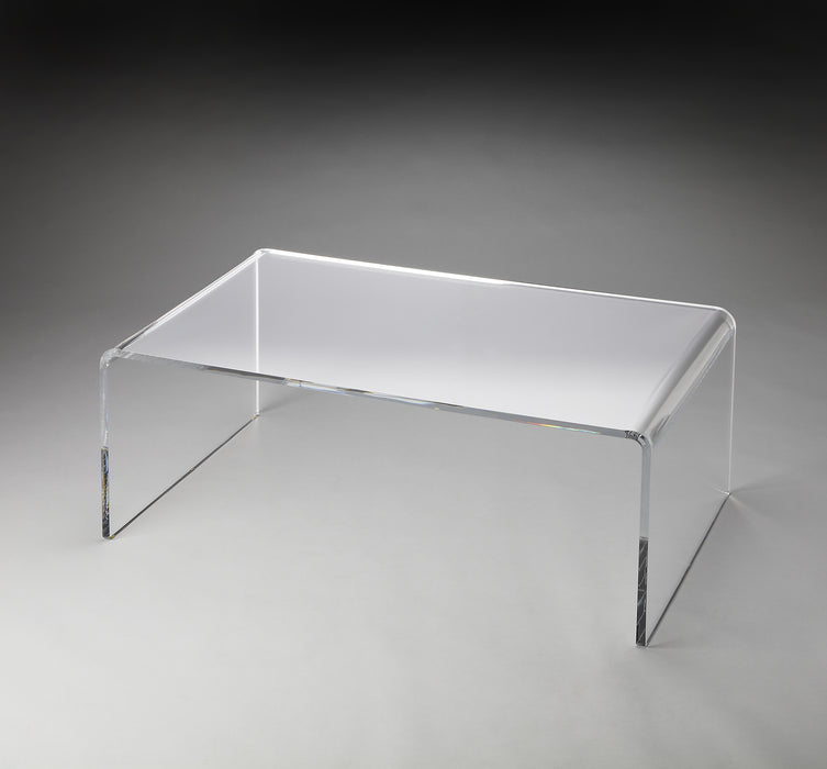Butler Crystal Clear Acrylic Coffee Table