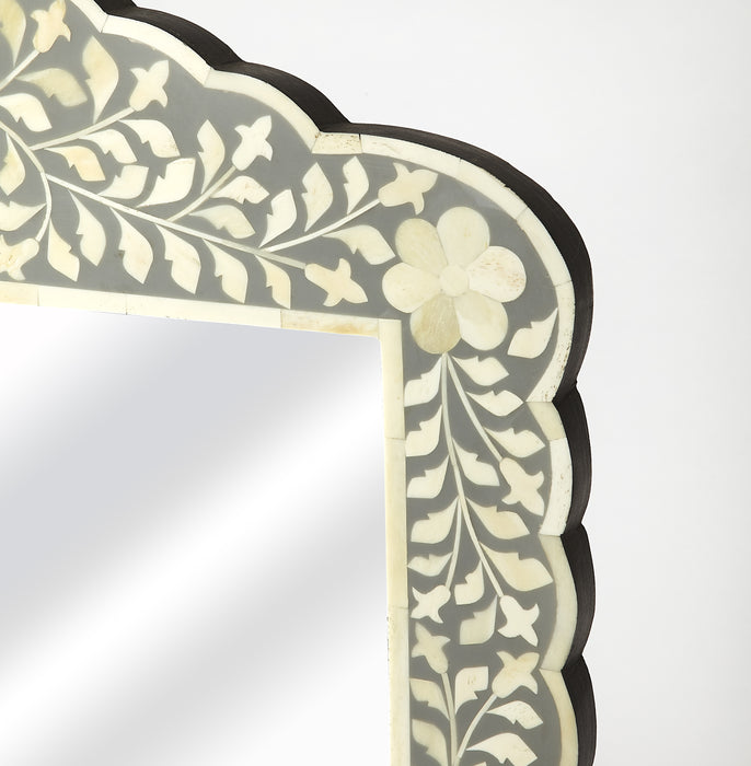 Butler Vivienne Gray Bone Inlay Wall Mirror