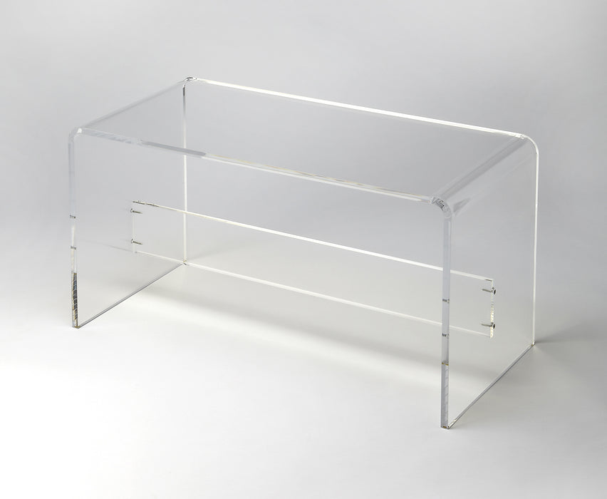 Butler Crystal Clear Acrylic Bench