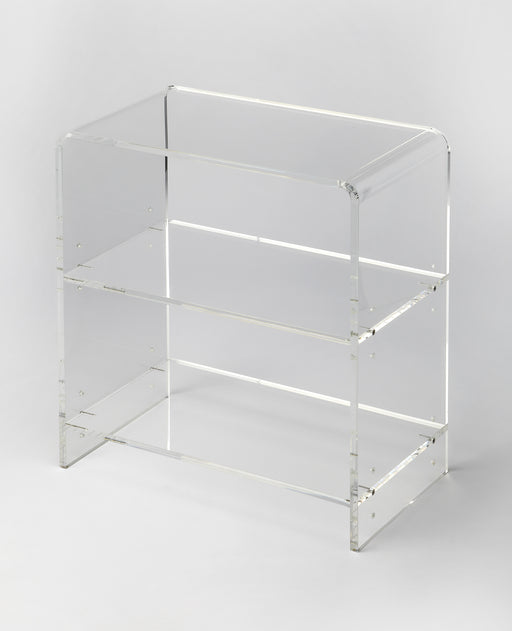 Butler Crystal Clear Acrylic Bookcase