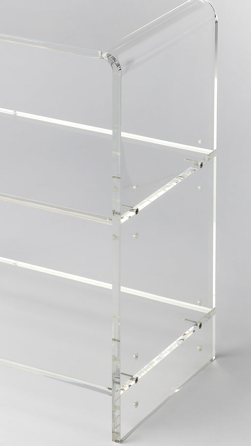 Butler Crystal Clear Acrylic Bookcase