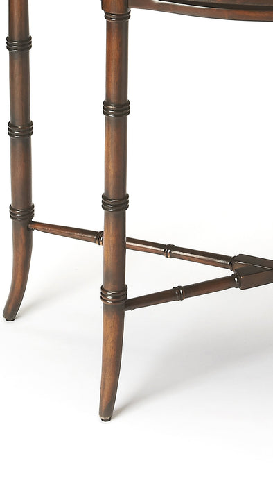 Butler Skilling Cherry Demilune Console Table