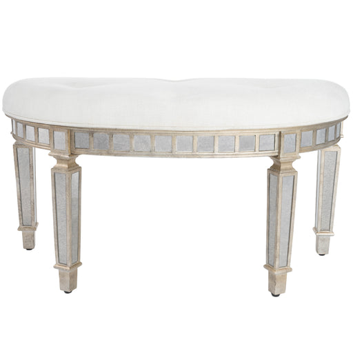 Butler Garbo Mirrored Demilune Bench