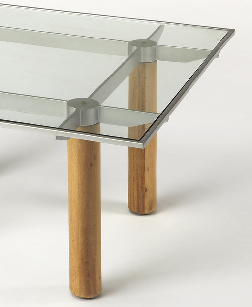 Butler Cirrus Glass & Metal Coffee Table
