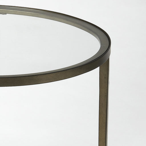 Butler Monica Gold Oval End Table