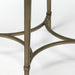Butler Monica Gold Oval End Table