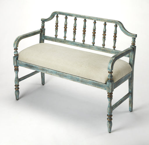 Butler Emilia Weathered Blue Bench