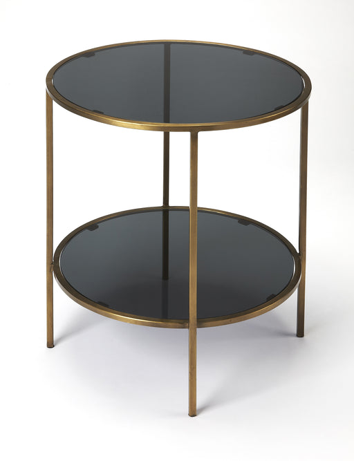 Butler Roxanne Iron & Glass End Table
