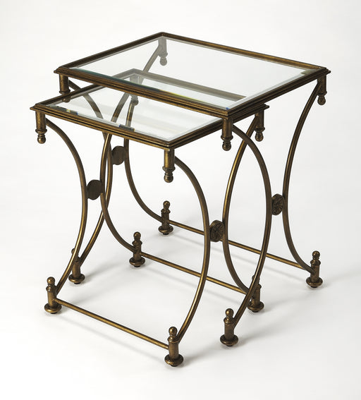 Butler Beverly Antique Gold Nesting Tables