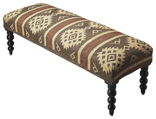 Butler Navajo Jute Upholstered Bench