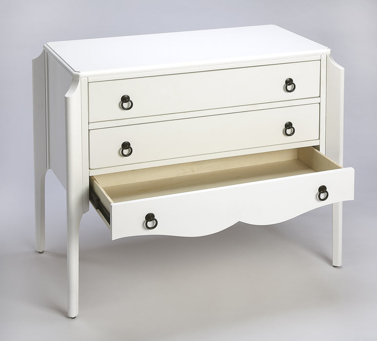 Butler Wilshire Glossy White Accent Chest
