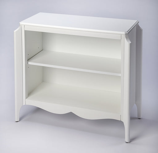 Butler Wilshire Glossy White Bookcase