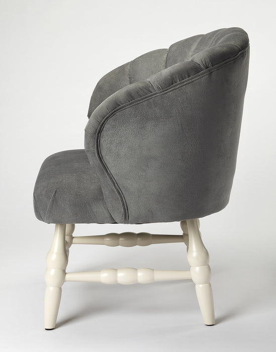 Butler Malcom Gray Velvet Accent Chair