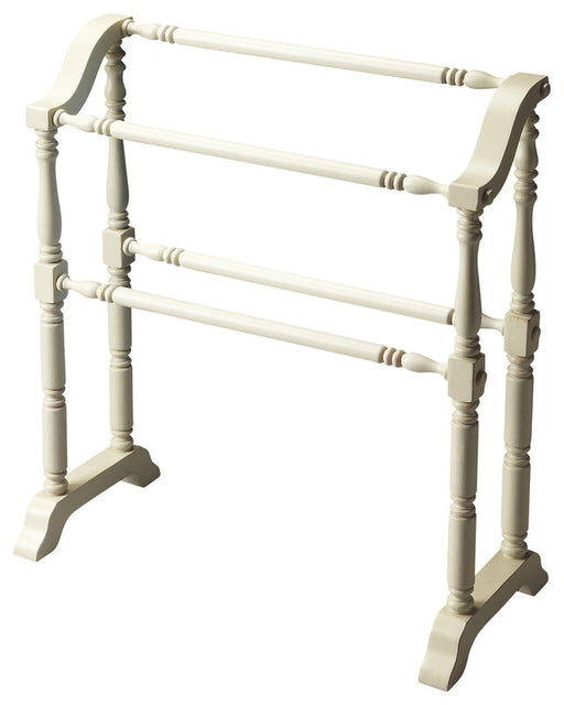 Butler Lillian Cottage White Blanket Rack