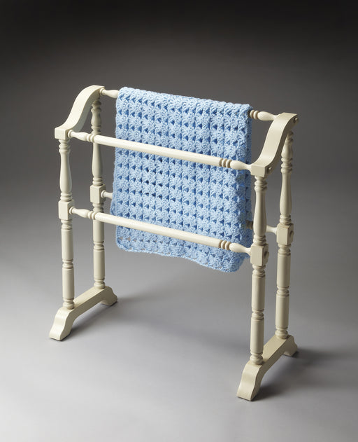 Butler Lillian Cottage White Blanket Rack