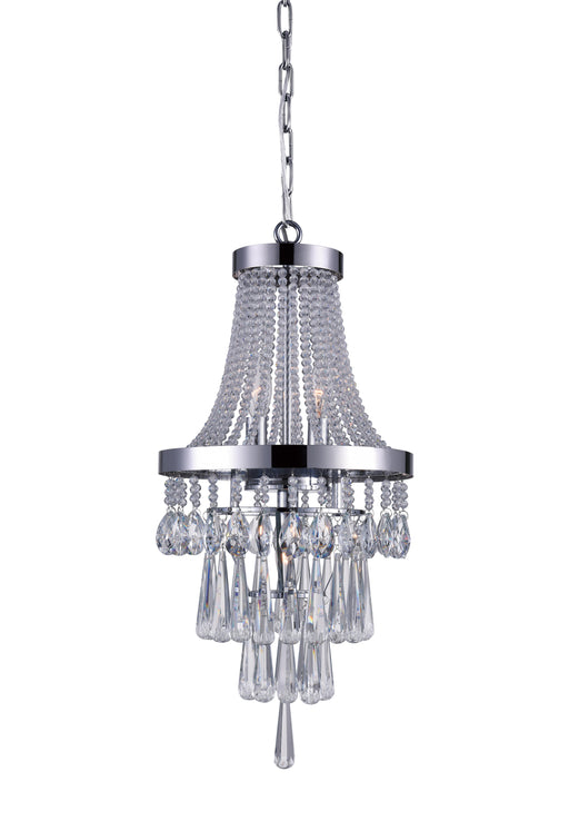 3 Light Chandelier with Chrome finish