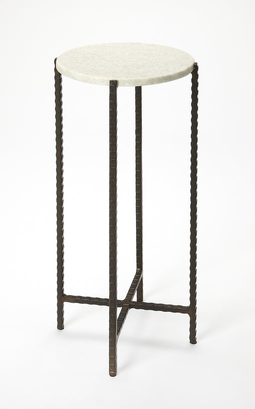 Butler Nigella Round Marble & Metal Accent Table