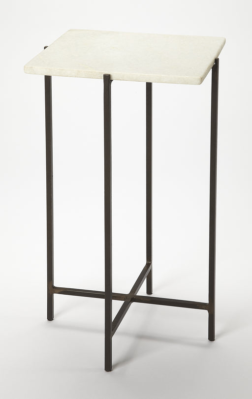 Butler Nigella Square Marble & Metal Accent Table