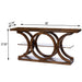 Butler Stowe Brown Rustic Console Table