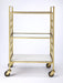 Butler Arcadia Polished Gold Bar Cart