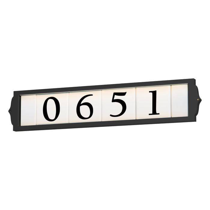 25" LED Address Frame - Classic BK 25