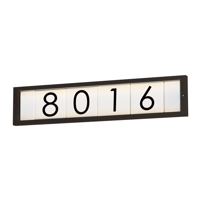 25" LED Address Frame - Clean BK 25