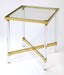 Butler Charleise Acrylic & Gold Square End Table