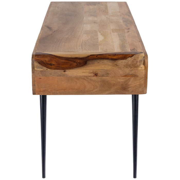 Butler Anuri Natural Wood & Metal Desk