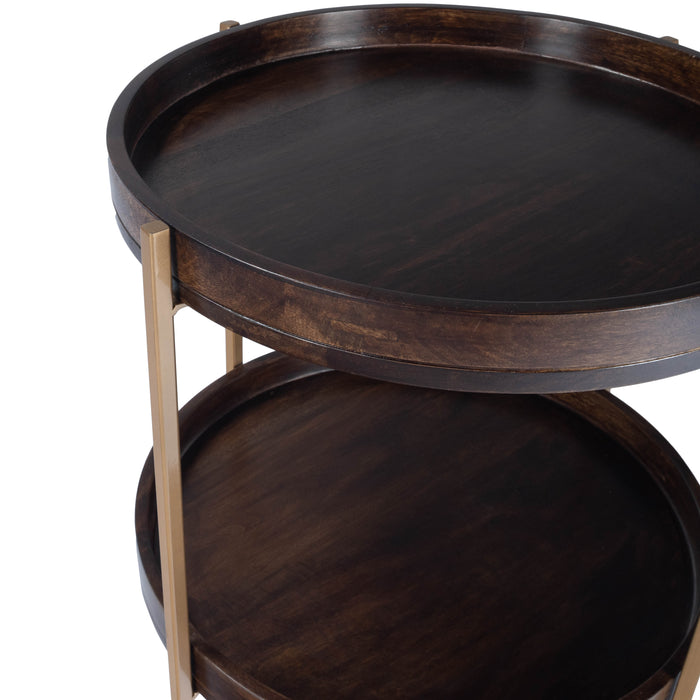 Butler Damirra Wood & Metal Accent Table