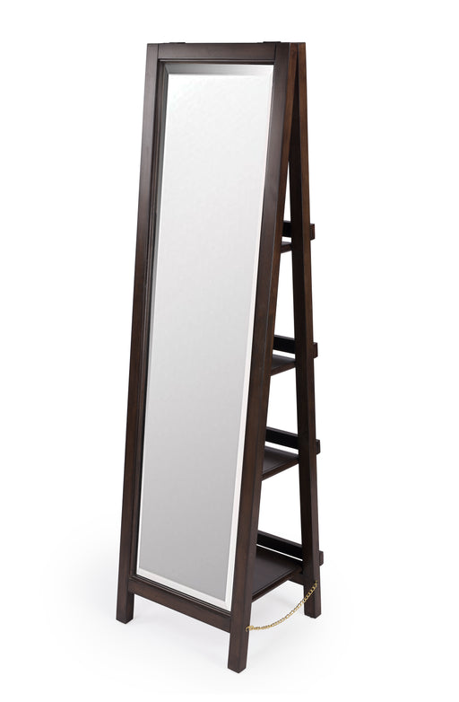 Butler Adela Dark Brown Mirror with Shelves