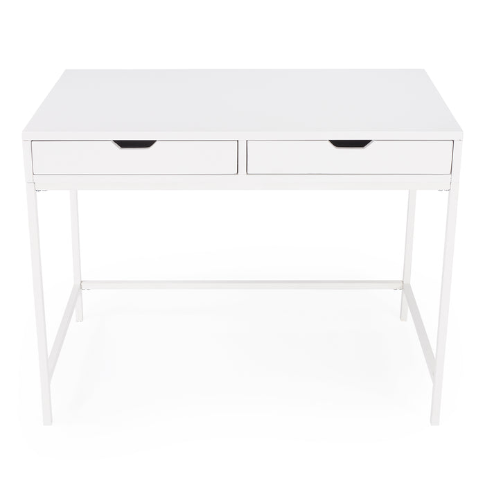 Butler Belka White Desk with Drawers