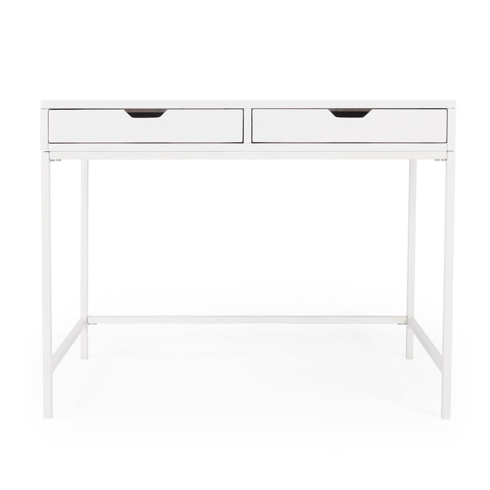 Butler Belka White Desk with Drawers