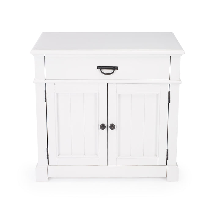 Butler Alek White Solid Wood Chest with Storage