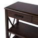 Butler Adrik Dark Brown Console Table With Storage
