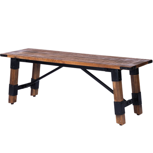 Butler Masterson Wood & Metal Bench