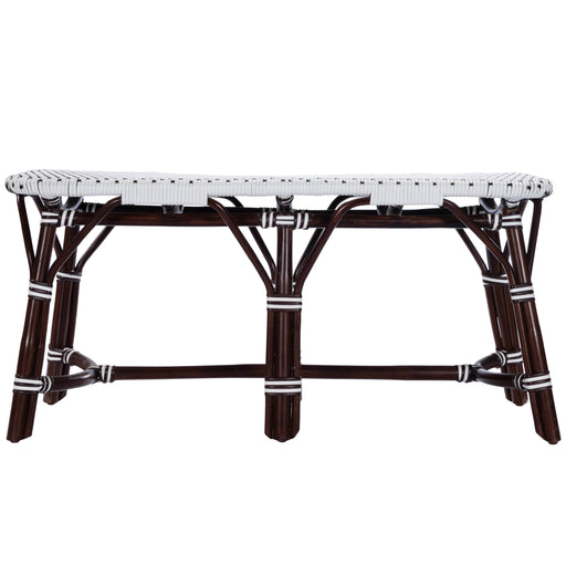 Butler Marcella Dark Brown Rattan Bench