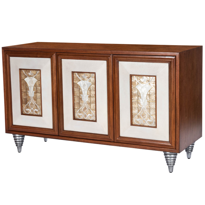 Butler Shelly Leather & Capiz Shell Inlay Sideboard