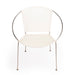Butler Milo White Leather Accent Chair