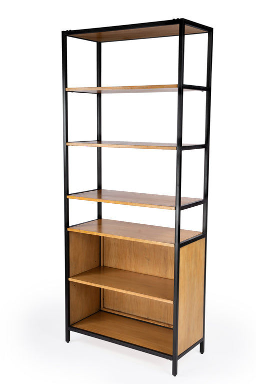 Butler Hans 35.25" W x 84.25"H Etagere Bookcase with Doors