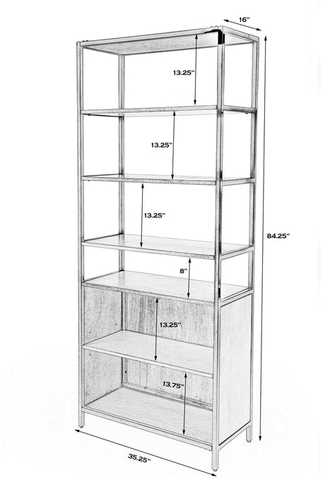 Butler Hans W X H Etagere Bookcase With Doors