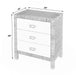 Butler Corfu 3 Drawer Natural Raffia Chest