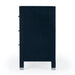 Butler Keros 3 Drawer Navy Raffia Chest