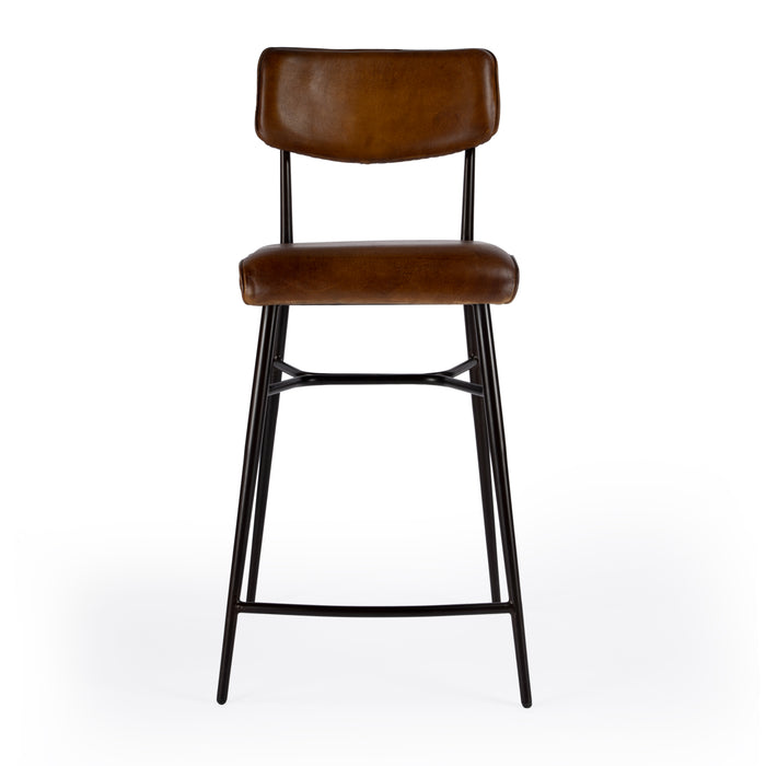 Butler Odessa 26" Square Leather Counter Stool