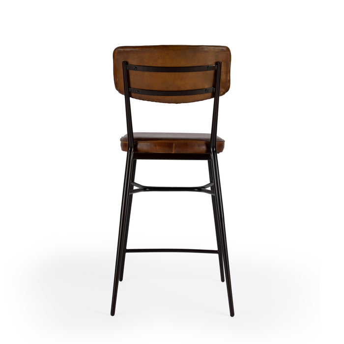 Butler Odessa 26" Square Leather Counter Stool