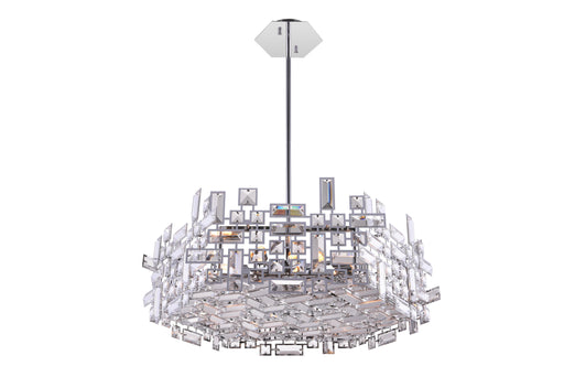 12 Light Chandelier with Chrome finish