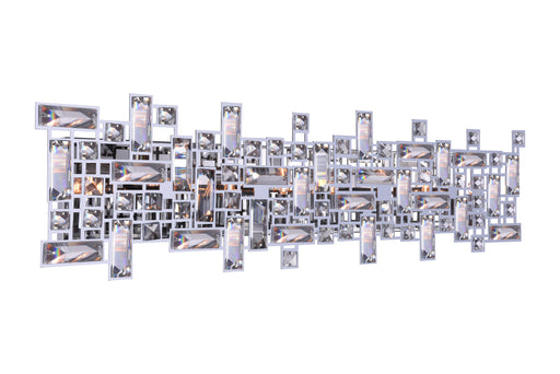8 Light Vanity Light with Chrome finish